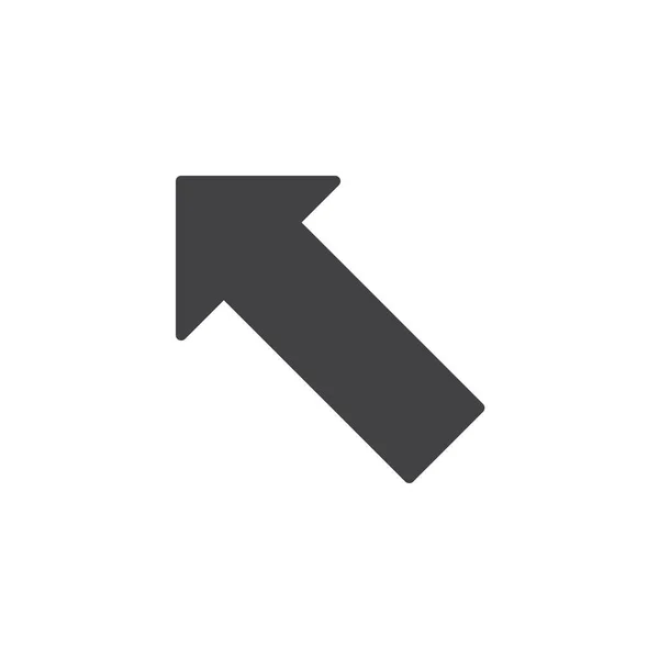 Diagonal arrow up vector icon — Stock Vector