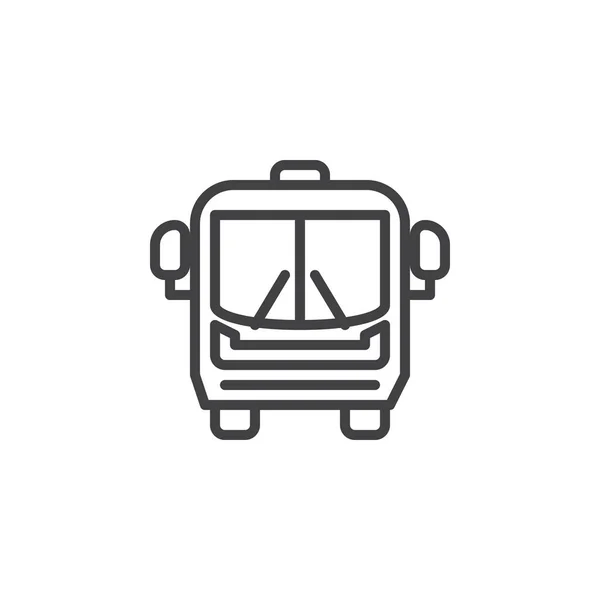 Icona della linea bus — Vettoriale Stock
