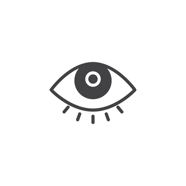 Menselijk oog Vector Icon — Stockvector