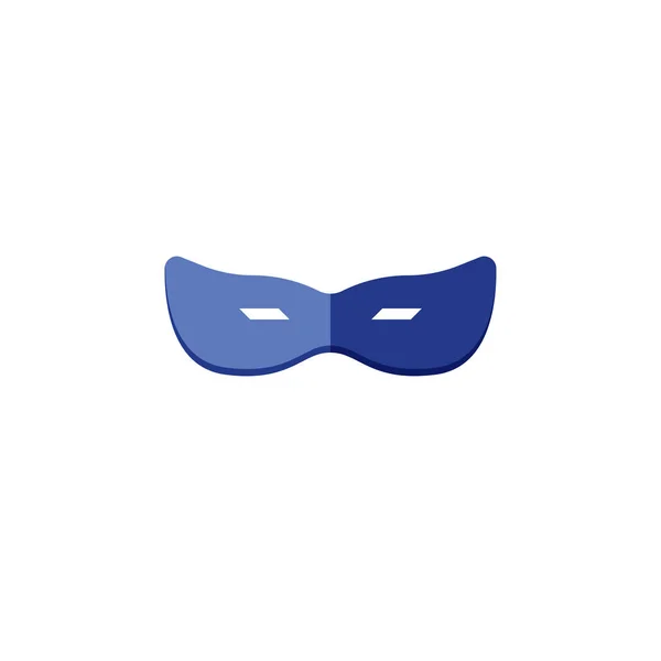 Brazylia karnawałowe maska płaska ikona — Wektor stockowy