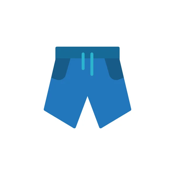 Pantaloncini estivi icona piatta — Vettoriale Stock