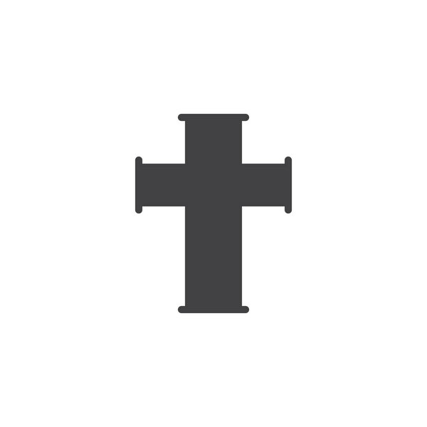 Holy cross vector icon