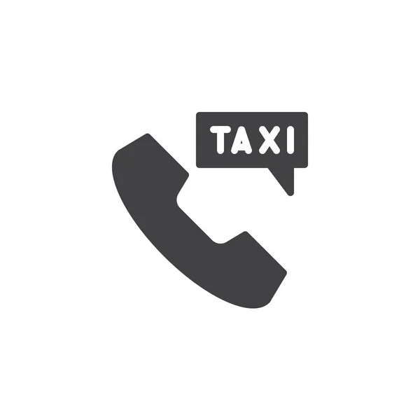 Τηλέφωνο ταξί παραγγελία διανυσματικό εικονίδιο — Διανυσματικό Αρχείο