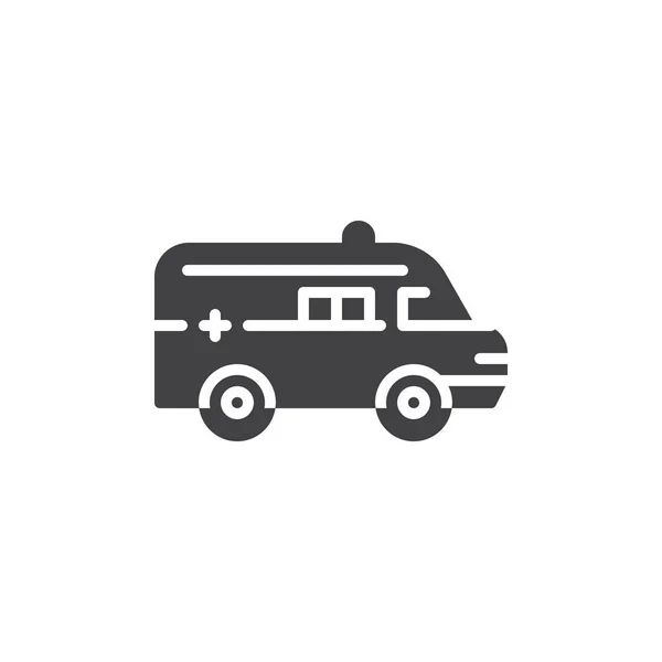 Ambulance car vector icon — Stock Vector
