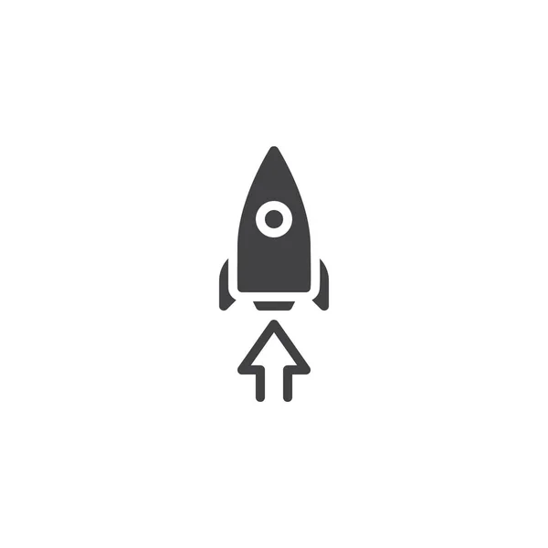 Startup raket vector pictogram — Stockvector