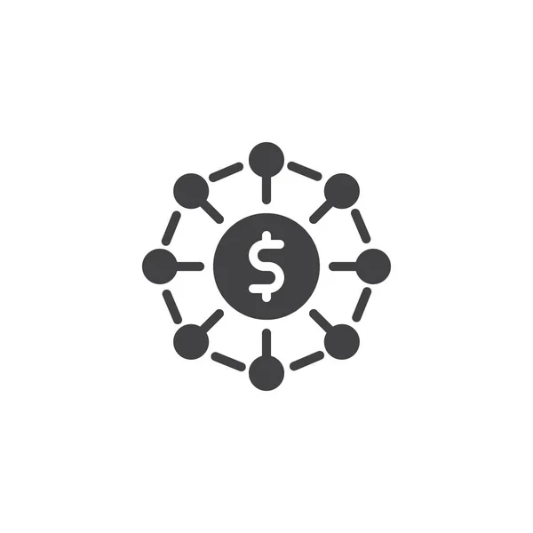 Crowdfunding vector icon — Stock Vector