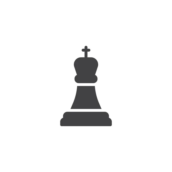 Шахи короля векторної Icon — стоковий вектор