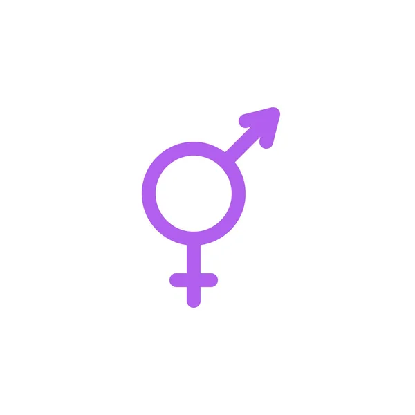 Gender flat icon — Stock Vector