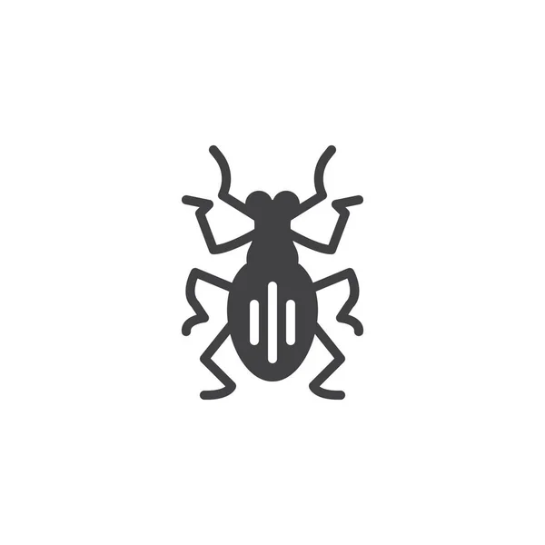 Weevil ravageurs icône vectorielle — Image vectorielle
