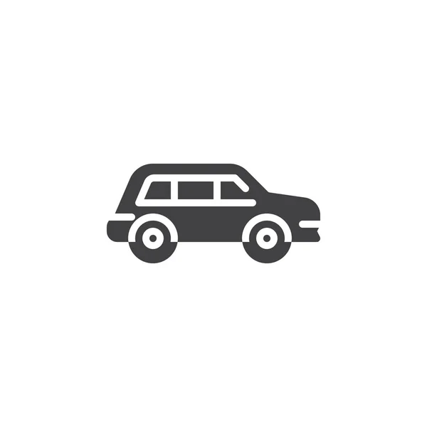 Crossover auto vector pictogram — Stockvector