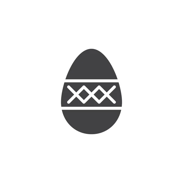 Χαρούμενο Πασχαλινό εικονίδιο διάνυσμα αυγών — Διανυσματικό Αρχείο