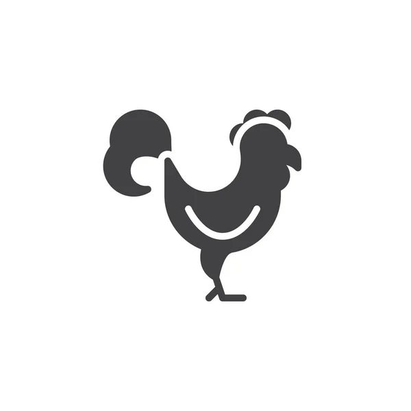 Kinesiska zodiaken Rooster vektor ikon — Stock vektor