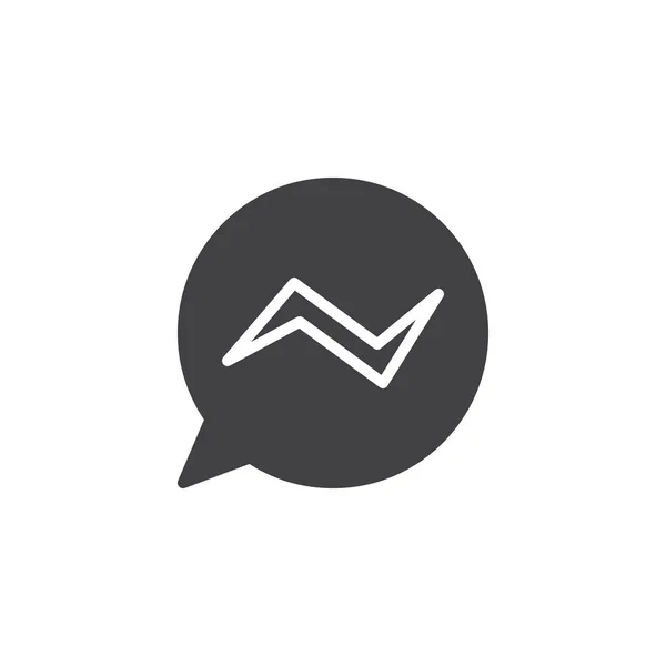 Messenger application vector icon