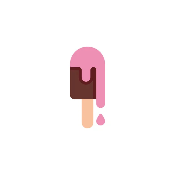 Popsicle flat icon — Stock Vector
