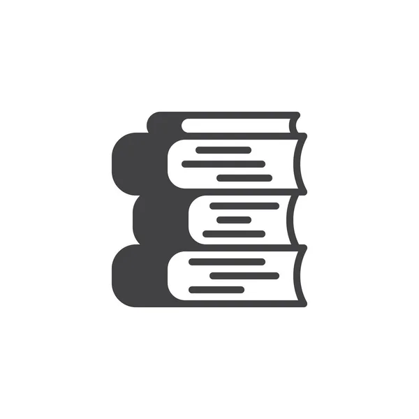 Boeken stack Vector Icon — Stockvector