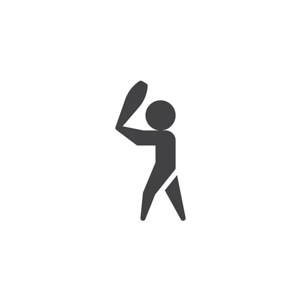 Baseballový hráč vektorové ikony — Stockový vektor