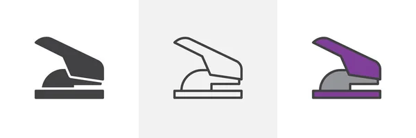 Papírtűzőgép ikonja — Stock Vector