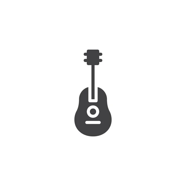 Akustická kytara vektorové ikony — Stockový vektor