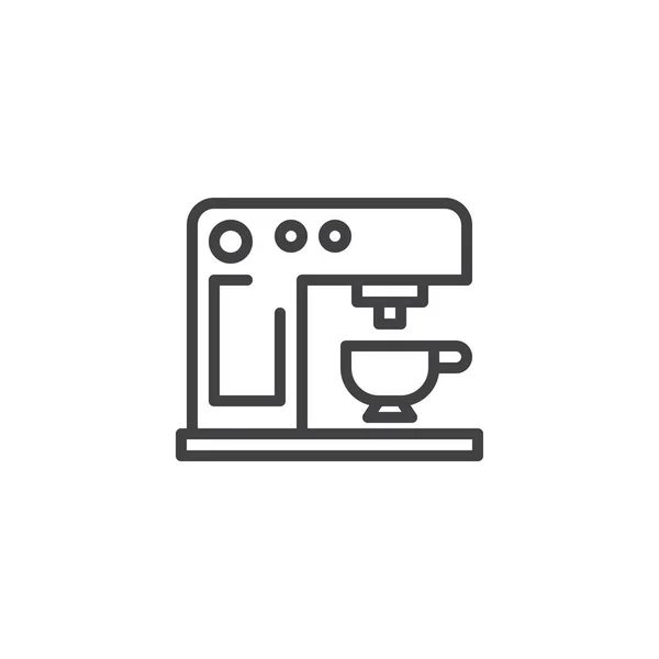 Coffee machine line icon — Stock Vector