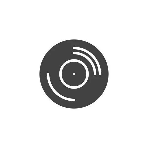 Vinyl záznam vektorové ikony — Stockový vektor