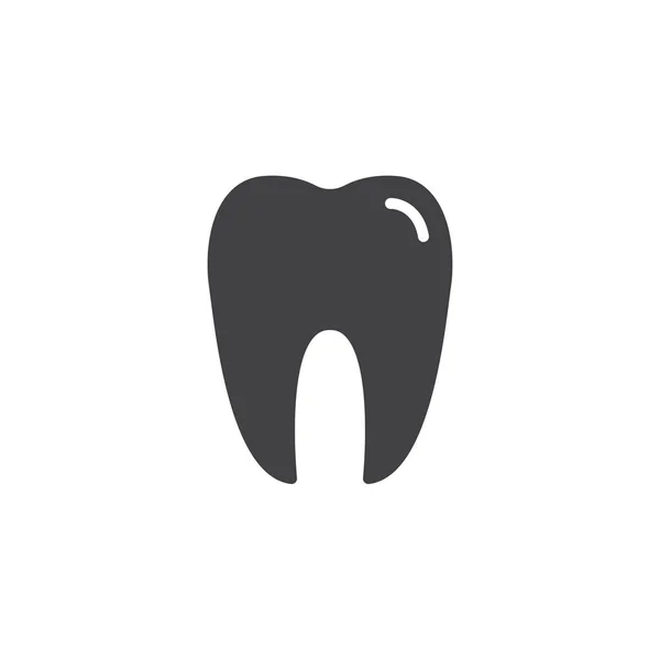 Human tooth vector icon — Stock Vector