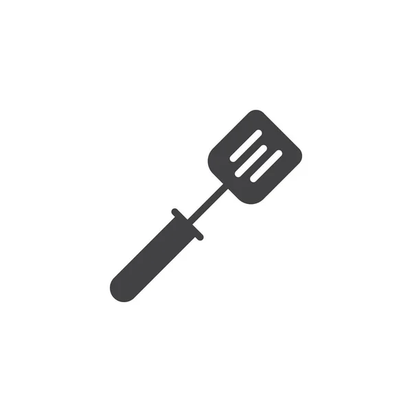 Utensílios de cozinha espátula vetor ícone —  Vetores de Stock