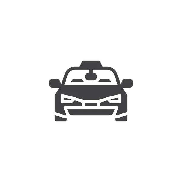 Taxi coche icono vector — Vector de stock