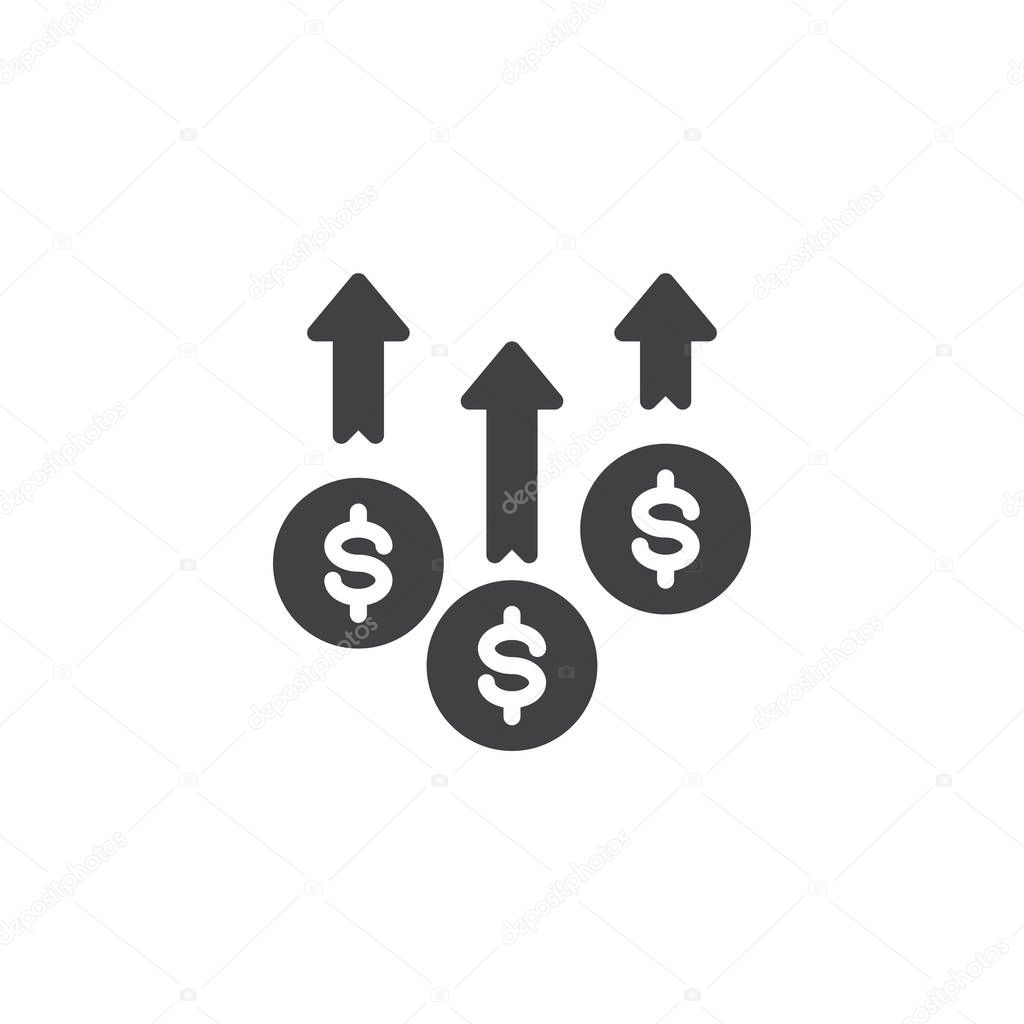 Increase Profit Chart vector icon