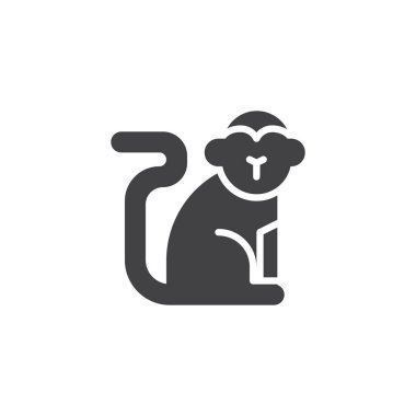 Çin Zodyak maymun vektör simgesi