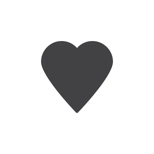 Corazón de amor Vector icono — Archivo Imágenes Vectoriales