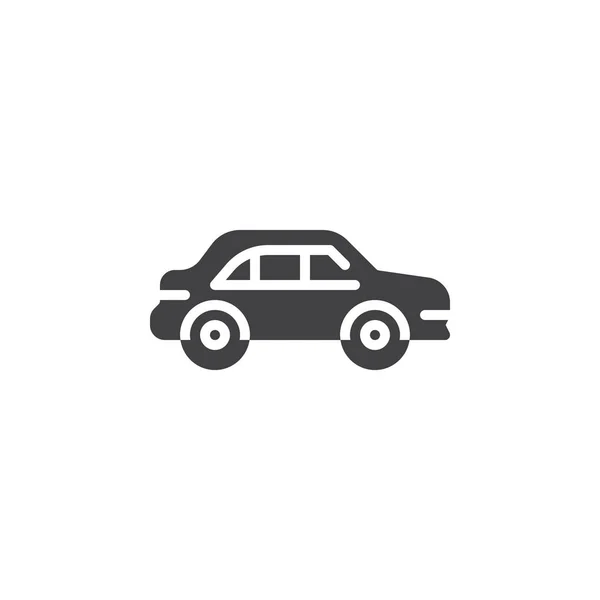 Sedan icône vectorielle de voiture — Image vectorielle