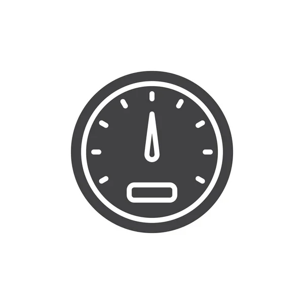 Auto snelheidsmeter vector pictogram. — Stockvector