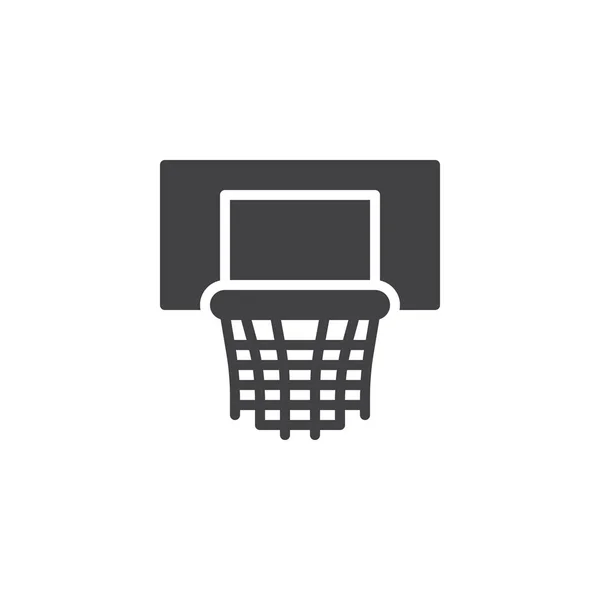 Basketball hoop vector icon — Stock Vector