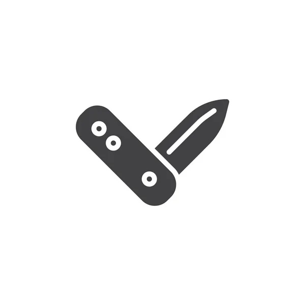 Cep bıçak vektör simgesi — Stok Vektör