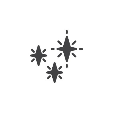 Uzay yıldızları vektör simgesi