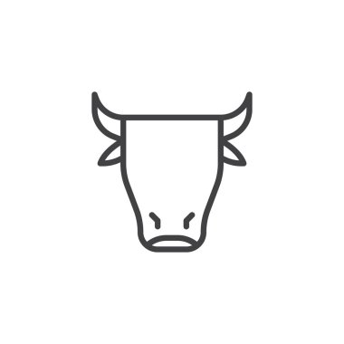 İnek zeka çizgisi simgesi