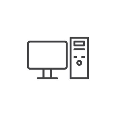 Masaüstü bilgisayar satırı simgesi