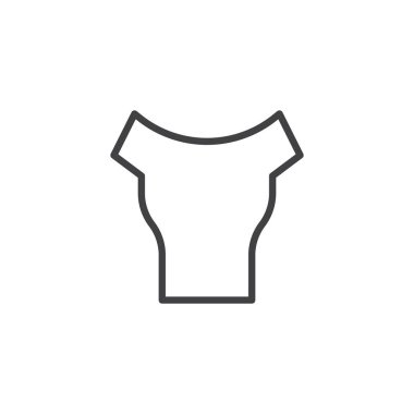 Womens Blouse line icon