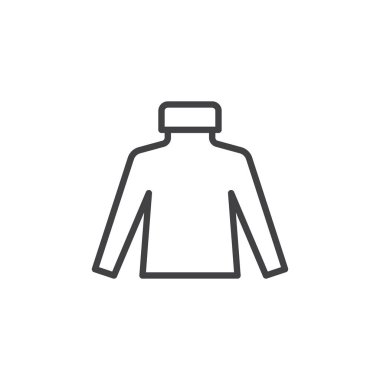 Balıkçı yaka kazak çizgisi simgesi