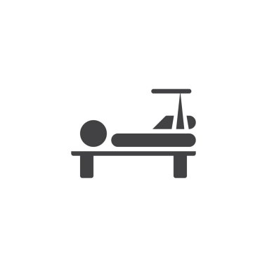 Kırık bacak vektör simgesi