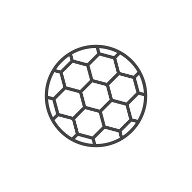 Futbol topu satırı simgesi