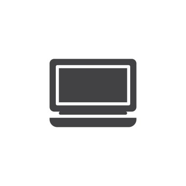 Dizüstü ekran vektör simgesi