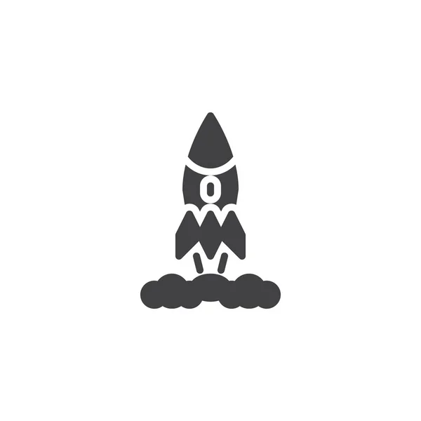 Uzay roket vektör simgesi — Stok Vektör