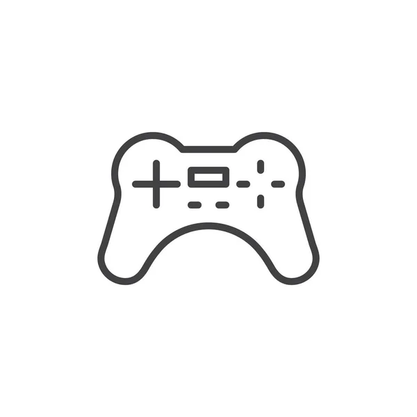 Gamepad controller line ikon — Stock vektor