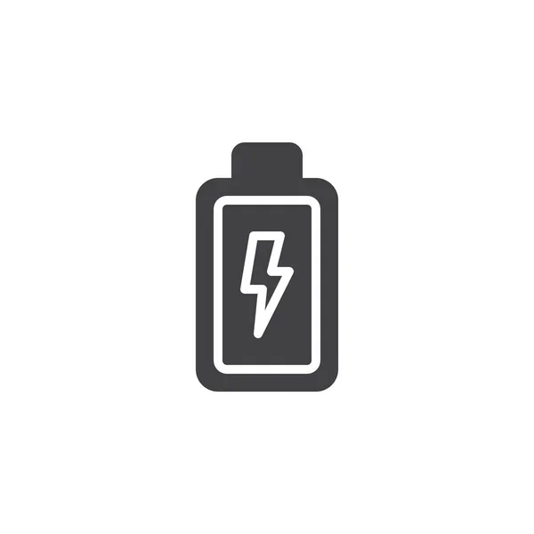 Battery charging vector icon — Stock Vector