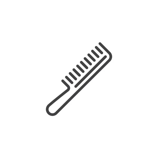 Peine de pelo línea icono — Archivo Imágenes Vectoriales