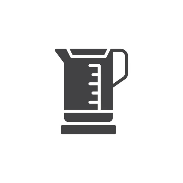 Electric kettle vector icon — Stock Vector