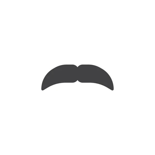 Retro mustache vector icon — Stock Vector