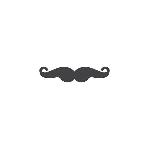 Retro mustache vector icon — Stock Vector