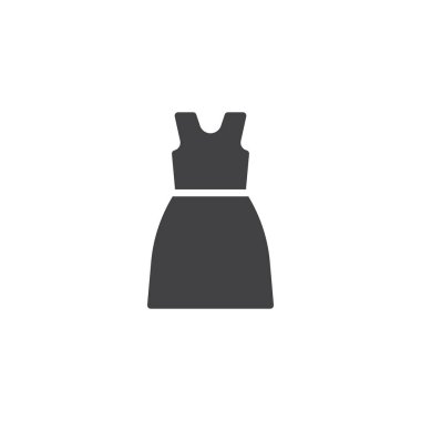 Kolsuz elbise vektör simgesi
